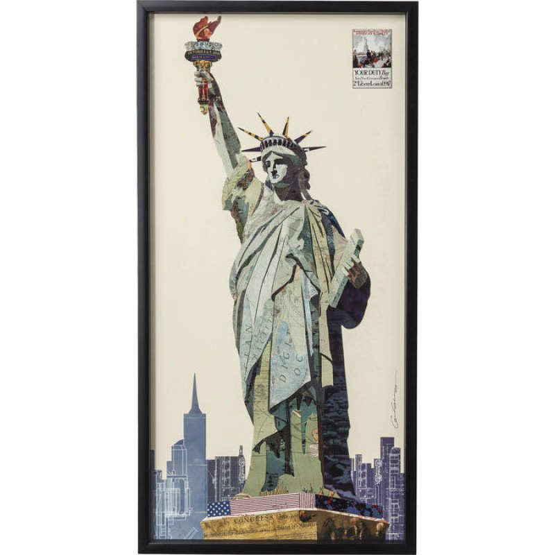 Picture Frame Art Liberty 121x61cm